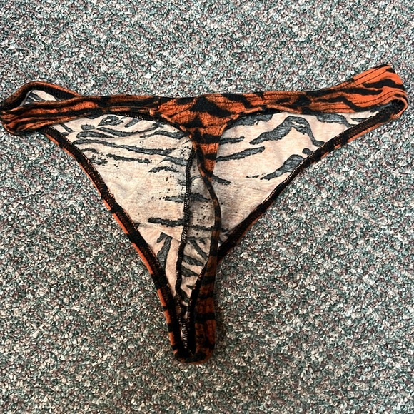 Doreanse men tiger orange thong , XL - Picture 2 of 4